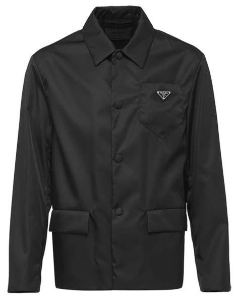 prada nylon overshirt technical jacket